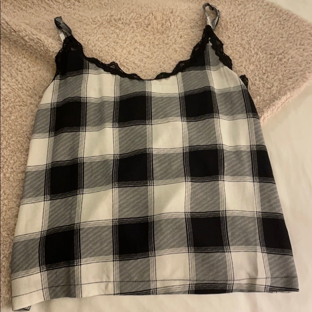 Plaid mini tank